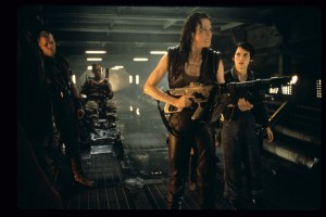 "Alien Resurrection" - Two hundred years have passed since Ellen Ripley (Sigourney Weaver) died on Fiorina 161. Aboard the medical research vessel USM Auriga, a team of scientists clone Ripley from her extracted DNA and removes the alien Queen embryo which was growing inside her at the time of her death.