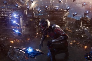 (L-R): Paul Rudd as Scott Lang/Ant-Man in Marvel Studios' ANT-MAN AND THE WASP: QUANTUMANIA. Photo courtesy of Marvel Studios. © 2022 MARVEL.