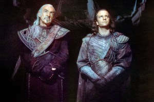 HIGHLANDER II: THE QUICKENING, from left: Sean Connery, Christopher Lambert, 1991. ©Interstar/courtesy Everett Collection
