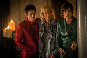 Left to right: Ben Stiller plays Derek Zoolander, Owen Wilson plays Hansel and Penelope Cruz plays Valentina Valencia in Zoolander No. 2 from Paramount Pictures.